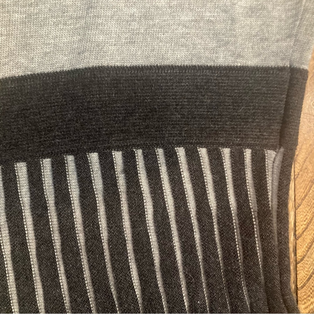Grey knit Sweater Dress 3/4 sleeves - Picture 4 of 4